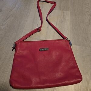 Grace Adele Vibrant Pink Crossbody Bag
